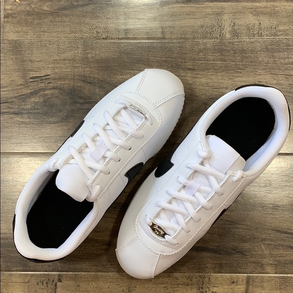 NIKE CORTEZ BASIC SL (GS) white/black - Picture 10 of 16